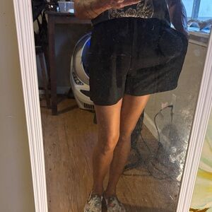 Sleek Black Women's Athletic Shorts